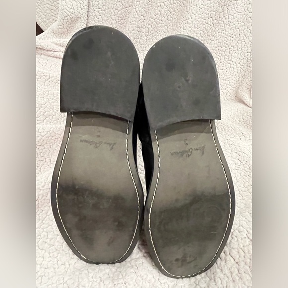 Sam Edelman Black Leather Fable Roding Boots Size 9 - Picture 2 of 5